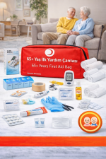 65+ Yaş ilk Yardım Çantası, 65+ Yaş Acil Durum Çantası 50 Parça - Görsel 2
